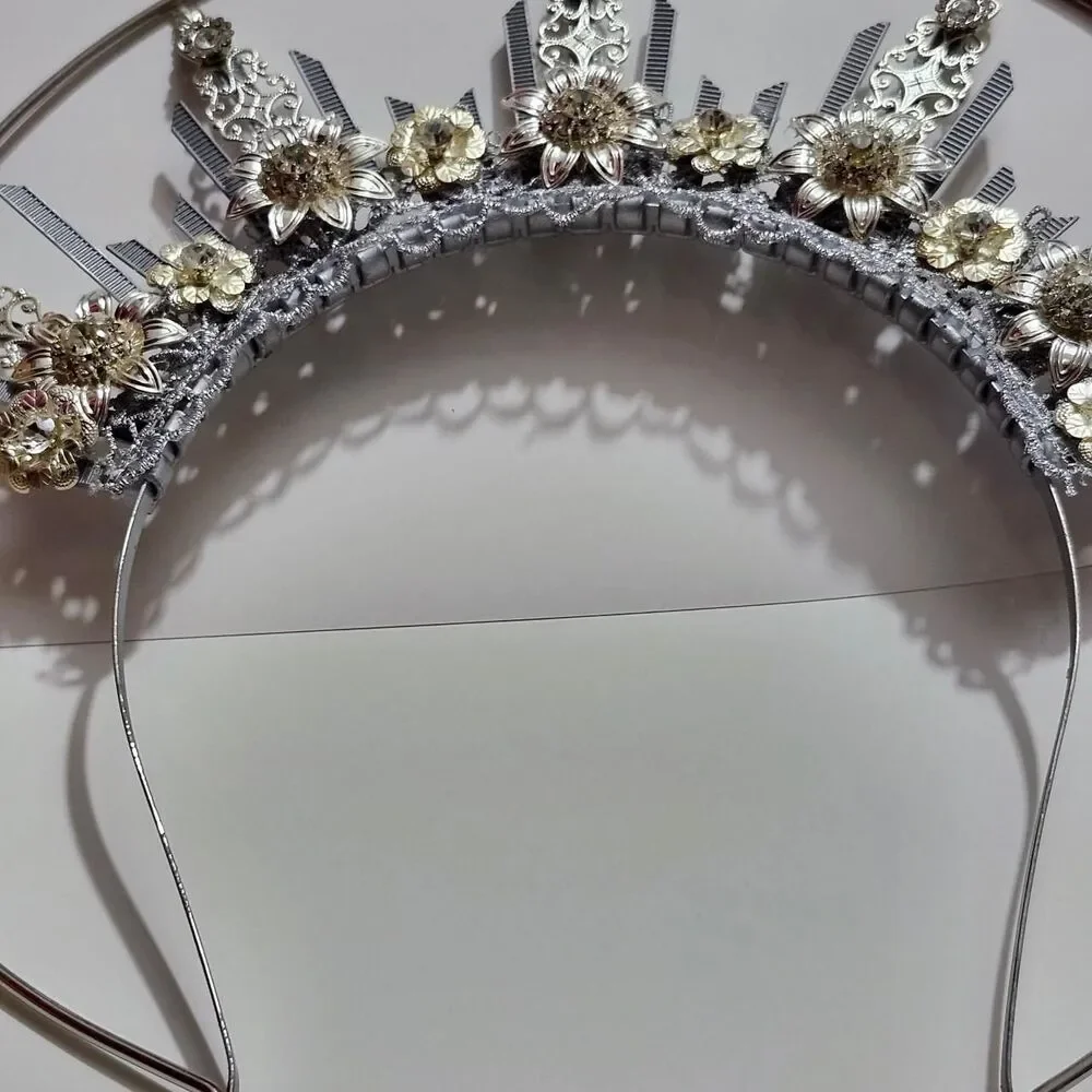 Handicrafts-inc Women's Silver and Grey Hair-accessories